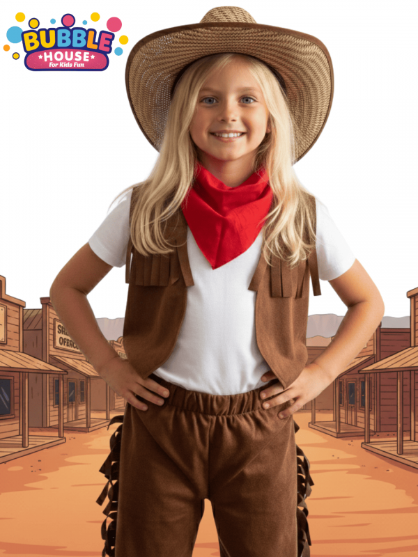 Kovboy Kız .Çocuk Kostümü 