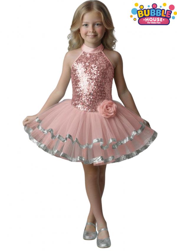 Toz Pembe Dans Kostüm