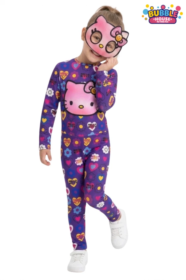 Hello Kitty Maskeli Doğum Günü Parti özel gün Kostümü