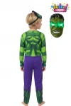 Işıklı Maskeli Hulk Çocuk Kostümü