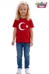 Unisex Ay Yıldızlı T-Shirt 19 Mayıs 29 Ekim 23 Nisan 10 Kasım Atatürk Çocuk Tişört
